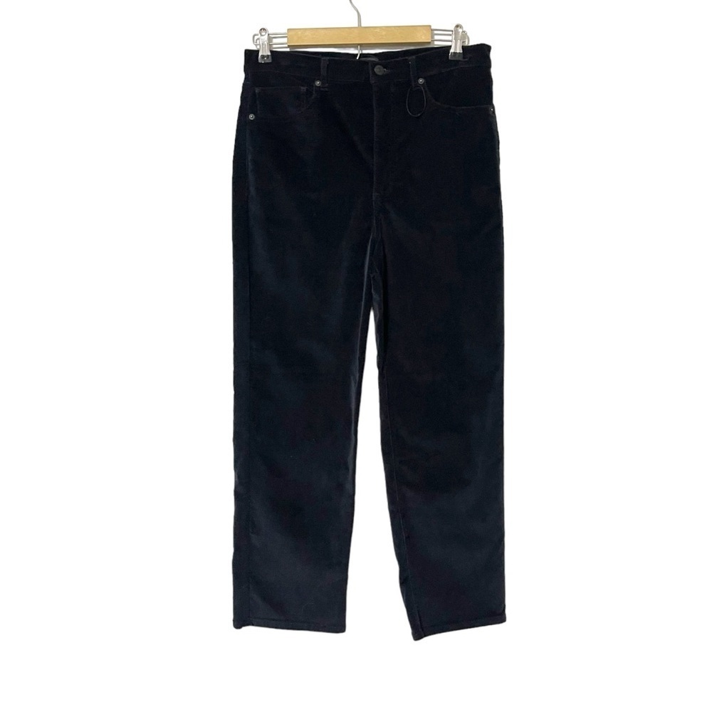 Express Straight Super High Rise Velour Pants Size 10
